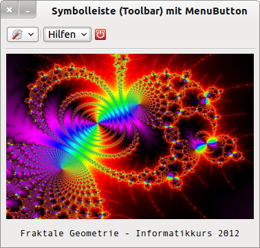 Symbolleiste mit MenuButton