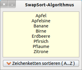 Sortierte String-Liste