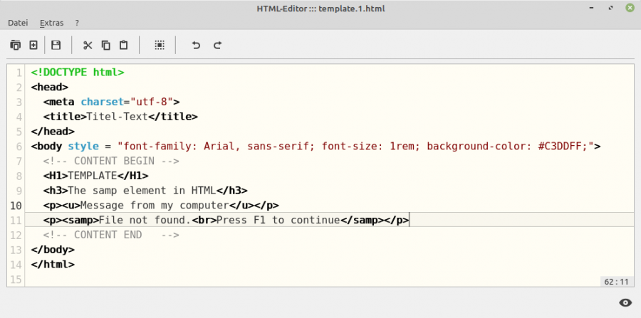 BILD HTML-EDITOR